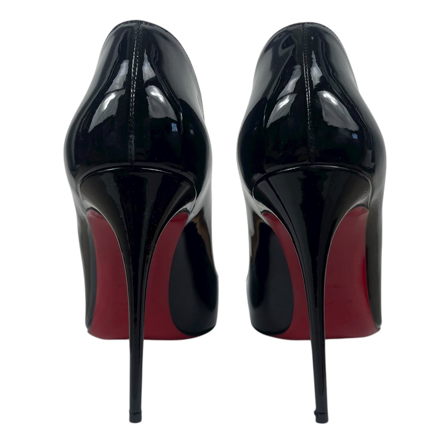 Christian Louboutin Pigalle Follies 100 Patent Leather Pump Black Size 42