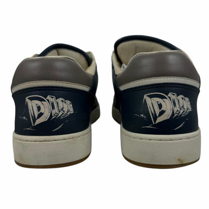 Christian Dior B27 Oblique Galaxy Low Top Sneaker Blue Gray Size 46/ Size 13