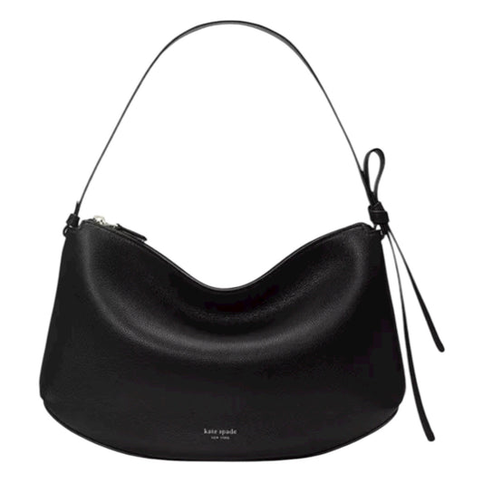 Kate Spade Loop Large Shoulder Bag Black Pebble Leather