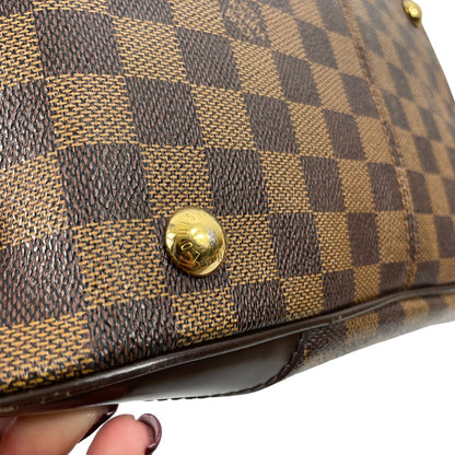 Louis Vuitton Damier Ebene Verona MM Shoulder Bag Brown