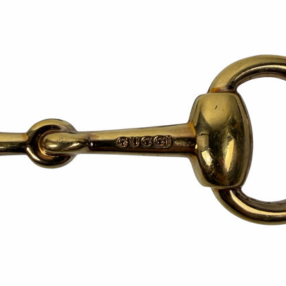 Gucci Horsebit Buckle Thin Belt Brown Leather Gold Buckle Size 95cm/38"