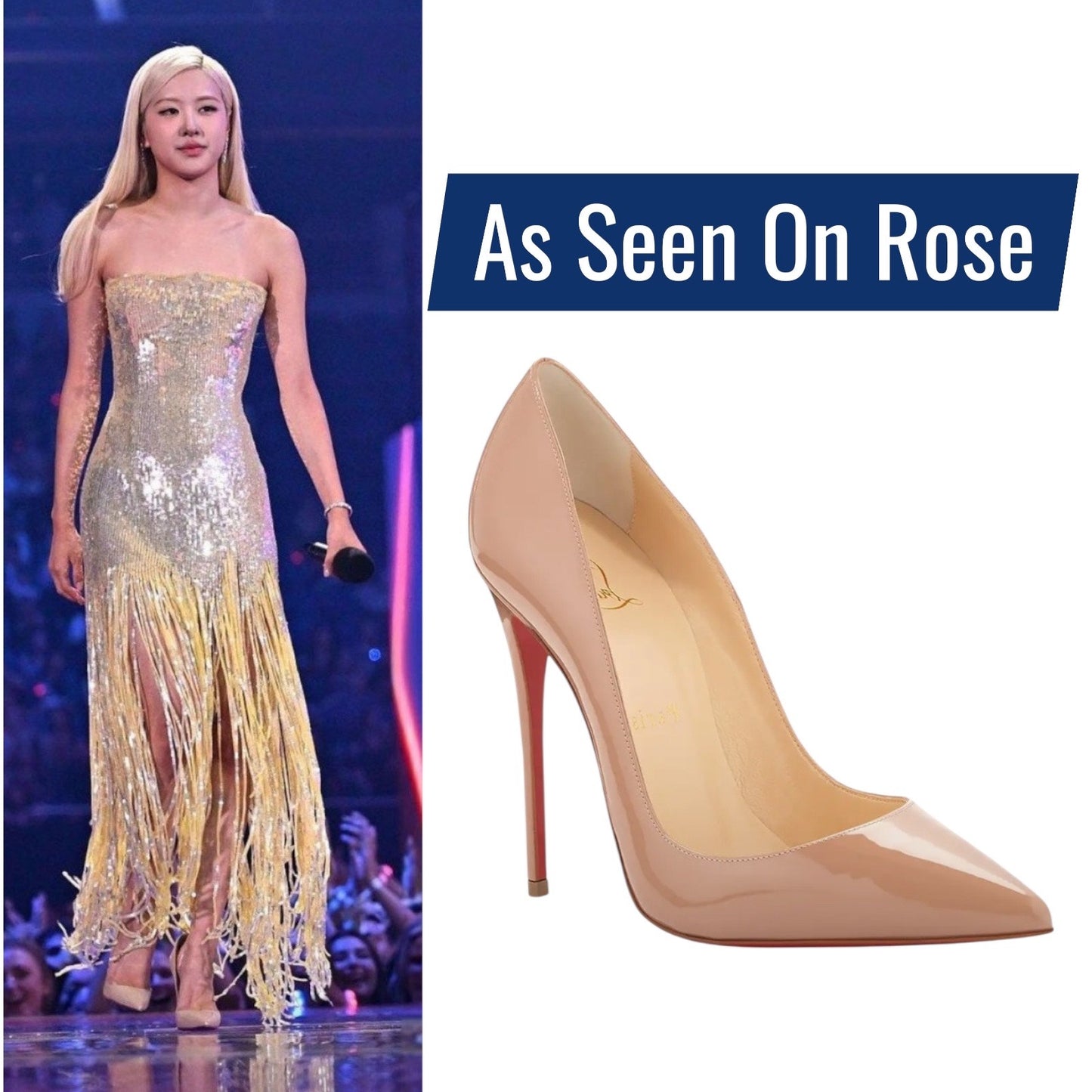 Christian Louboutin So Kate 120mm Patent Leather Pump Blush Size 39