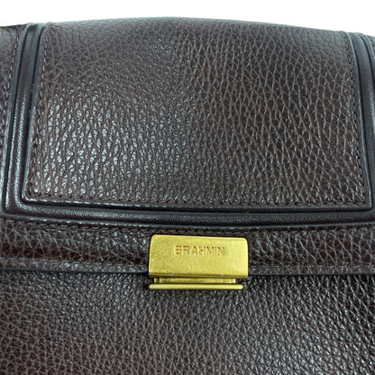 Brahmin Margo Tassel Flap Crossbody Bag Solid Chocolate Brown