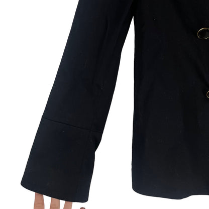AYR The Coast Double Breasted Blazer Jacket Black Size 2