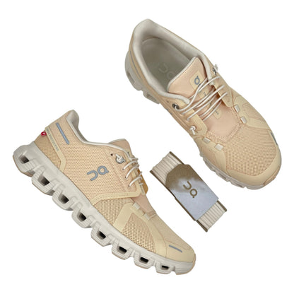 On Cloud 6 Sneaker Running Shoes Blonde Dew Orange Size 7