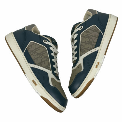 Christian Dior B27 Oblique Galaxy Low Top Sneaker Blue Gray Size 46/ Size 13