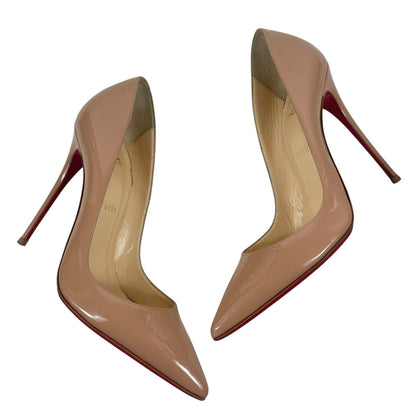 Christian Louboutin So Kate 120mm Patent Leather Pump Blush Size 39
