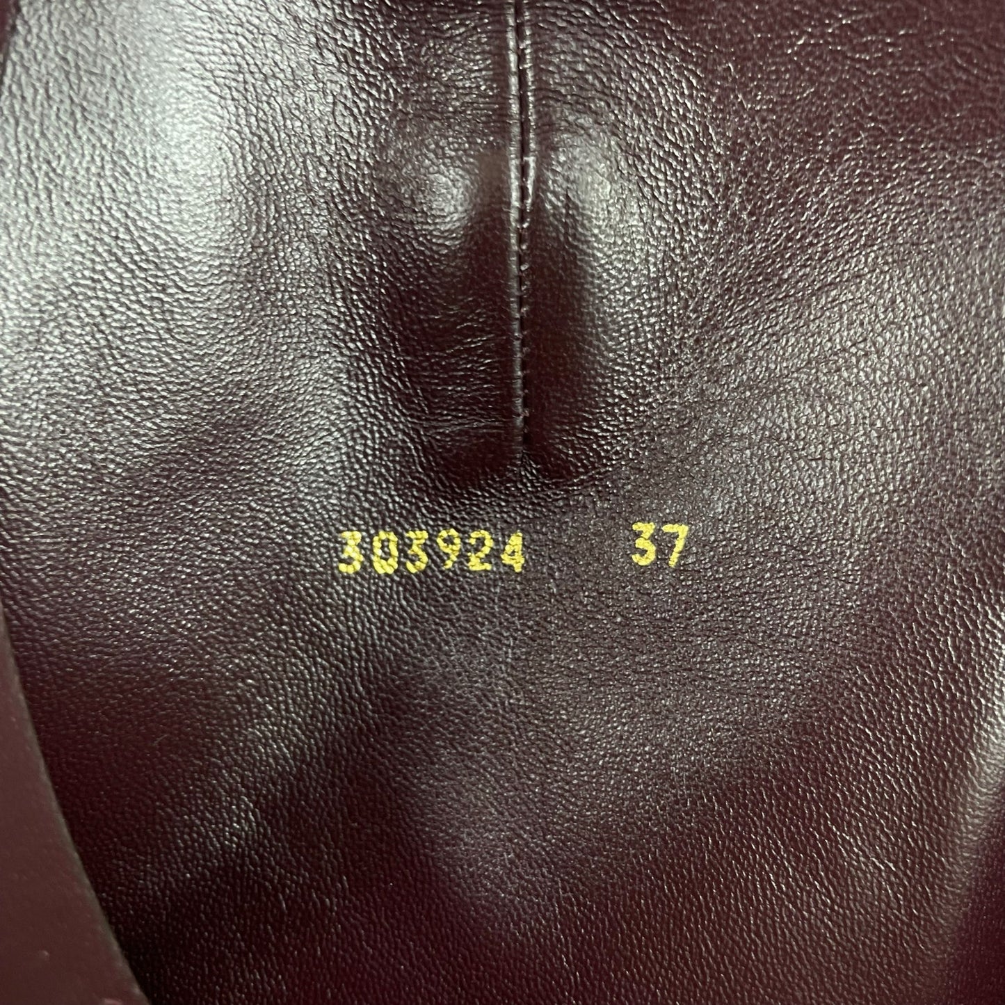 Gucci Victoria Equestrian Leather Tall Riding Boots Dark Brown Size 37