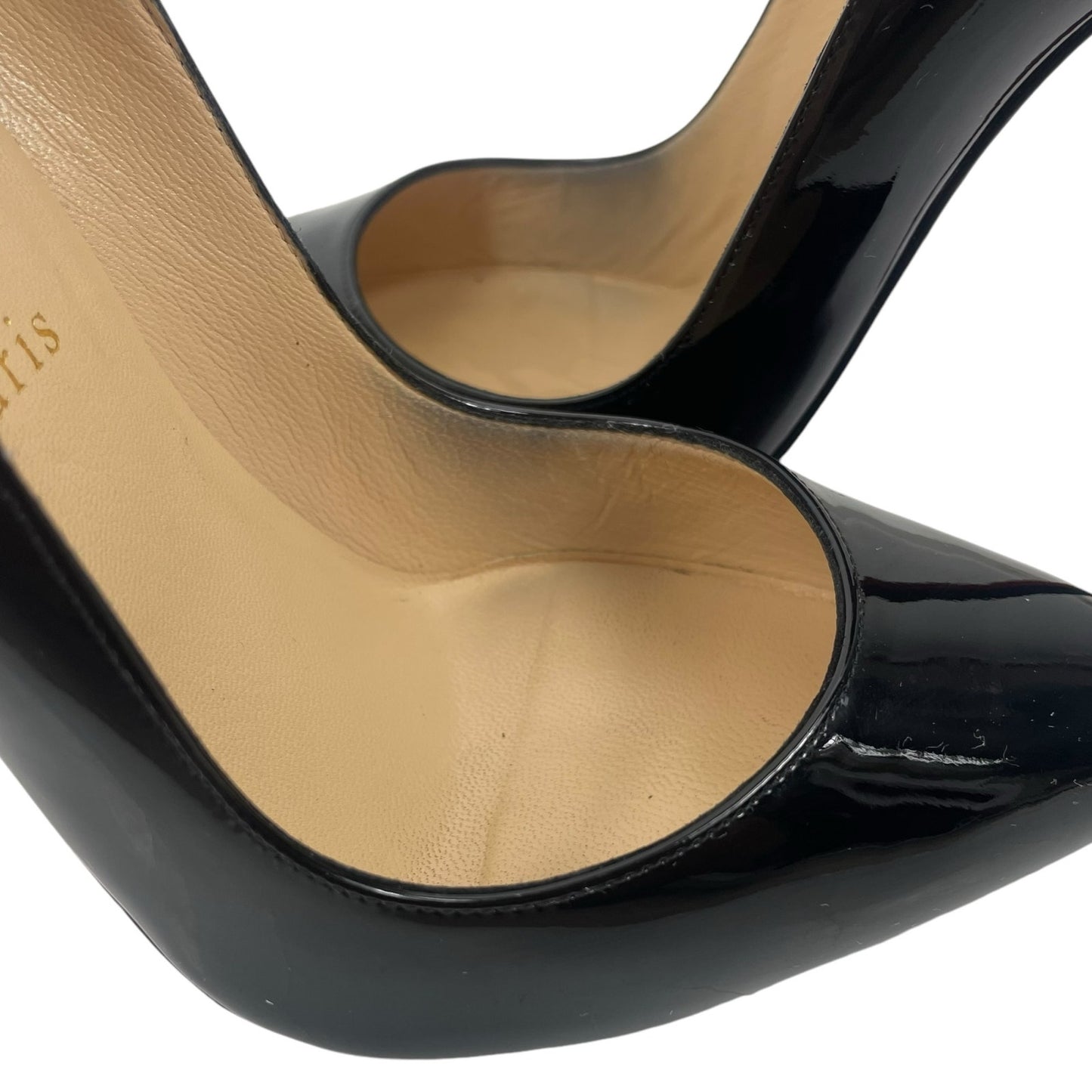 Christian Louboutin So Kate 120mm Patent Leather Pumps Black Size 39.5