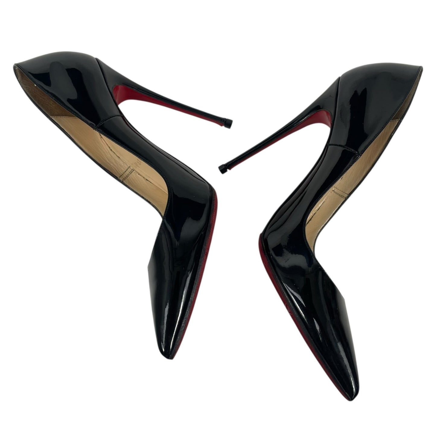 Christian Louboutin So Kate 120 Patent Leather Pumps Black Size 37