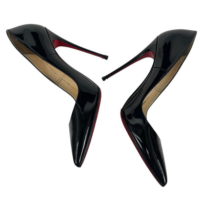 Christian Louboutin So Kate 120 Patent Leather Pumps Black Size 37