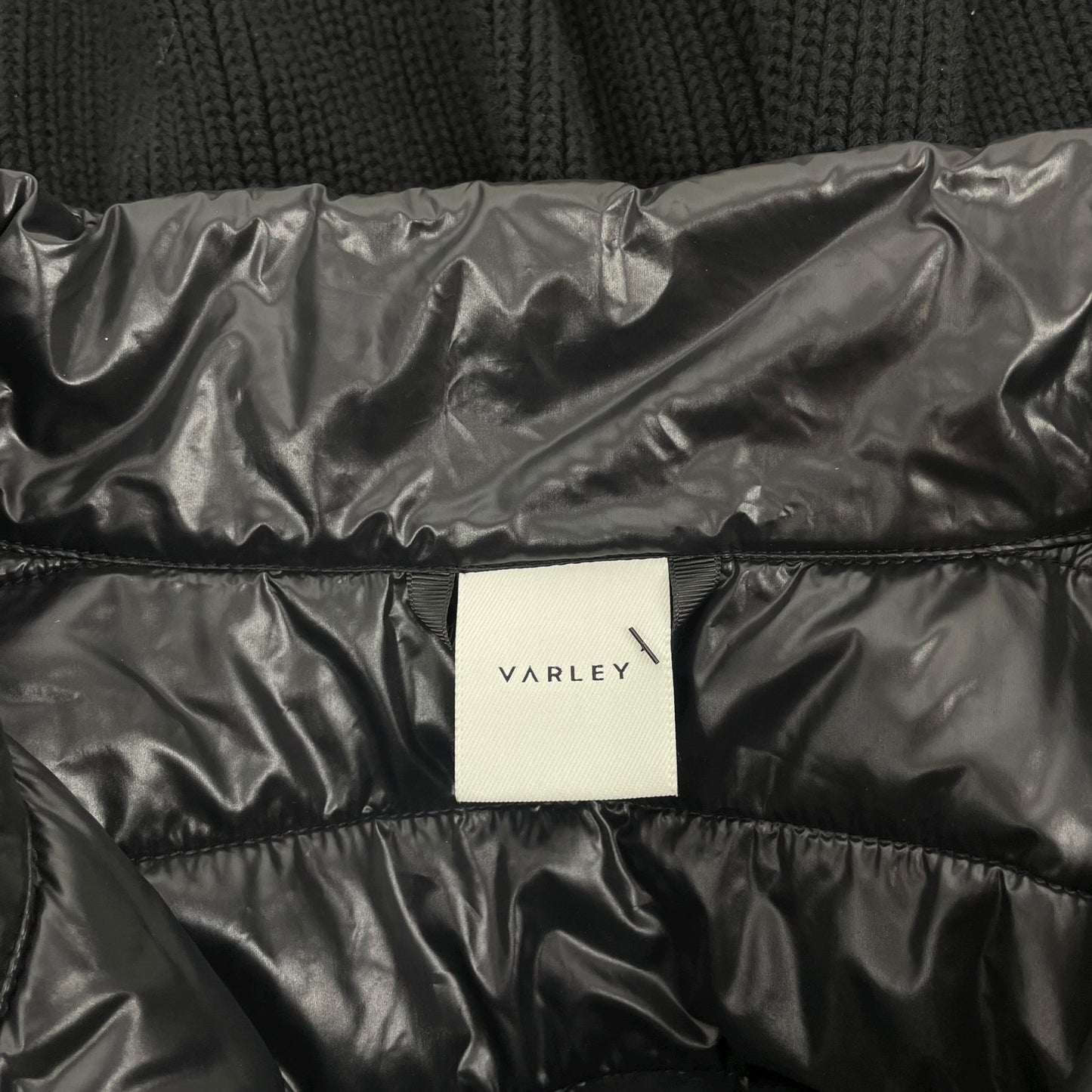 Varley Daines Padded Half Zip Jacket Pullover Sweater Black Size XL
