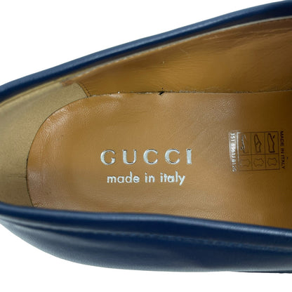 Gucci Interlocking GG Supple Lamb Leather Loafer Blue Size 9/ US 9.5