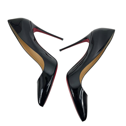 Christian Louboutin So Kate 120mm Patent Leather Pumps Black Size 41.5