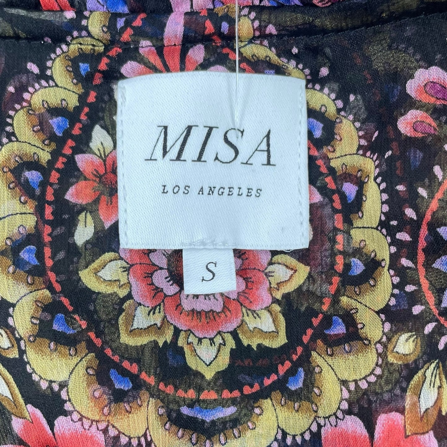 MISA Los Angelos Elisabetta Mini Dress Flora Valentina Print Size S