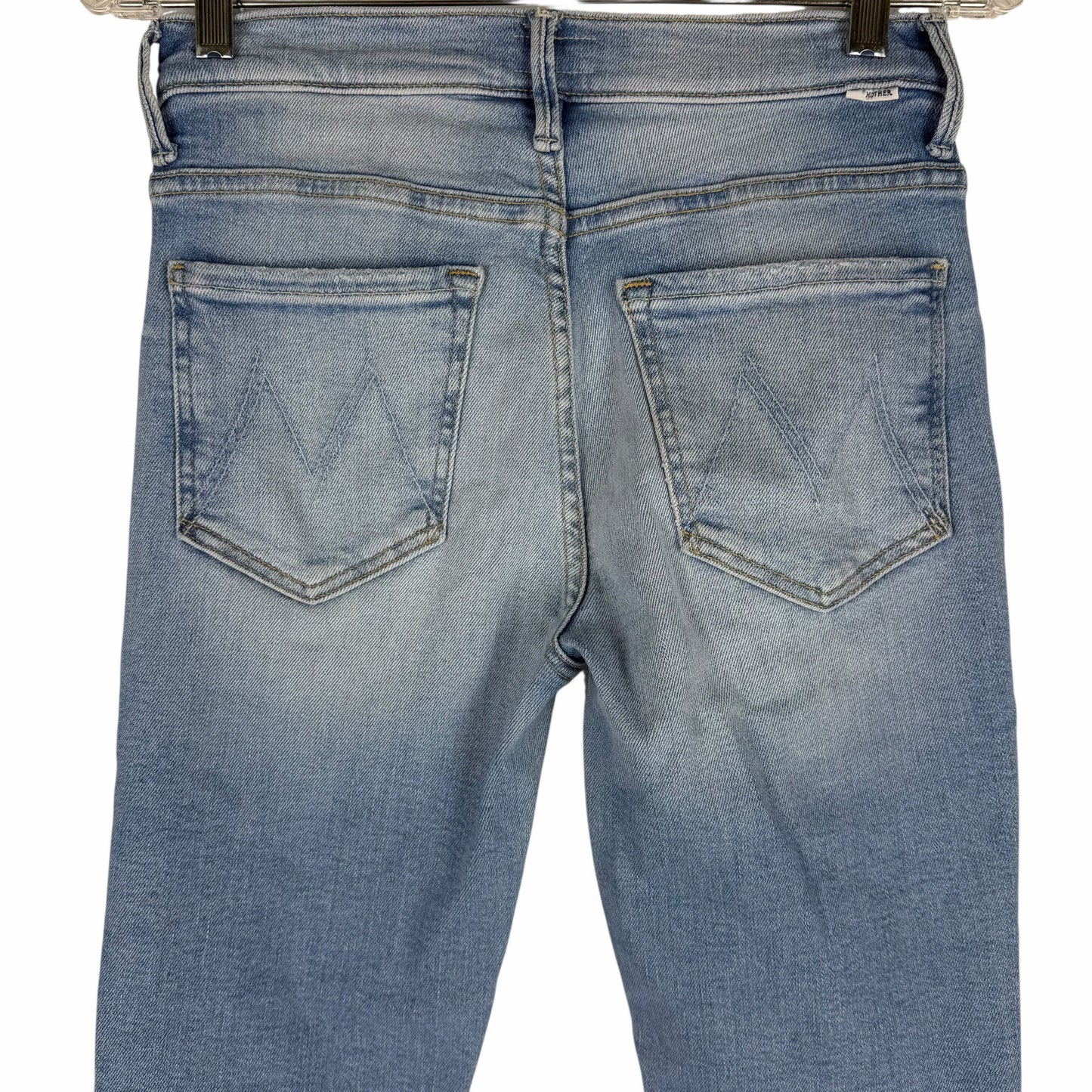 Mother The Insider Crop Jeans Step Fray Hem Limited Edition Wash Size 26