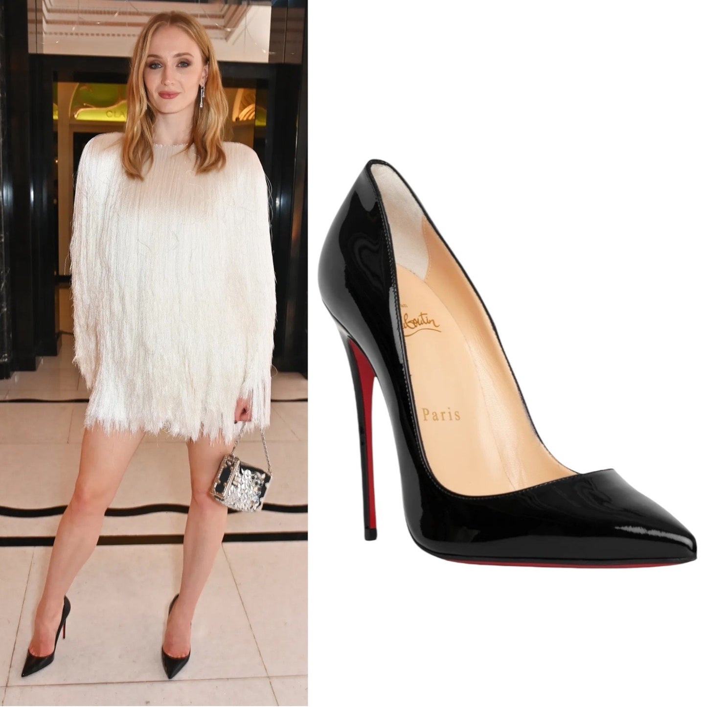 Christian Louboutin So Kate 120mm Patent Leather Pumps Black Size 39.5