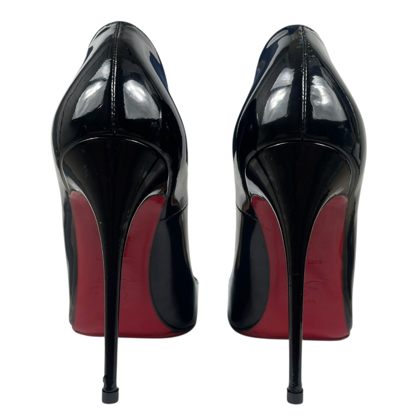 Christian Louboutin So Kate 120 Patent Leather Pumps Black Size 37