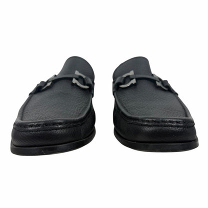 Salvatore Ferragamo Grandioso Gancini Bit Leather Loafer Black Size 10.5EE