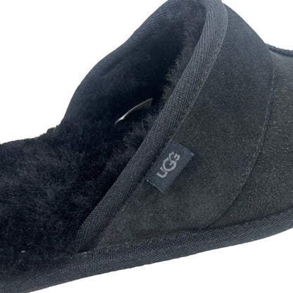 UGG Australia Leisure Slide Slippers Sheepskin Black Men Size 9