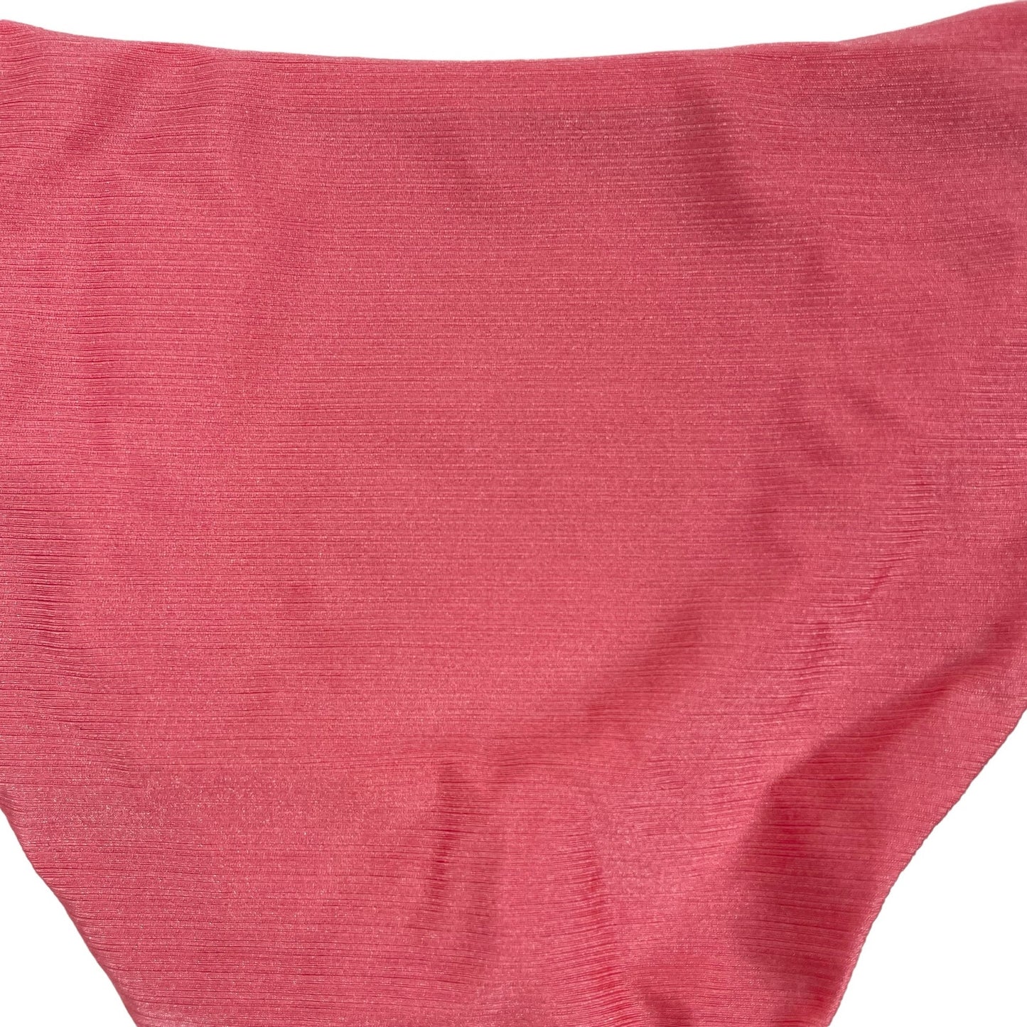 Tularosa Holly Swim Bikini Bottom Side Tie Sheen Pink Size XL