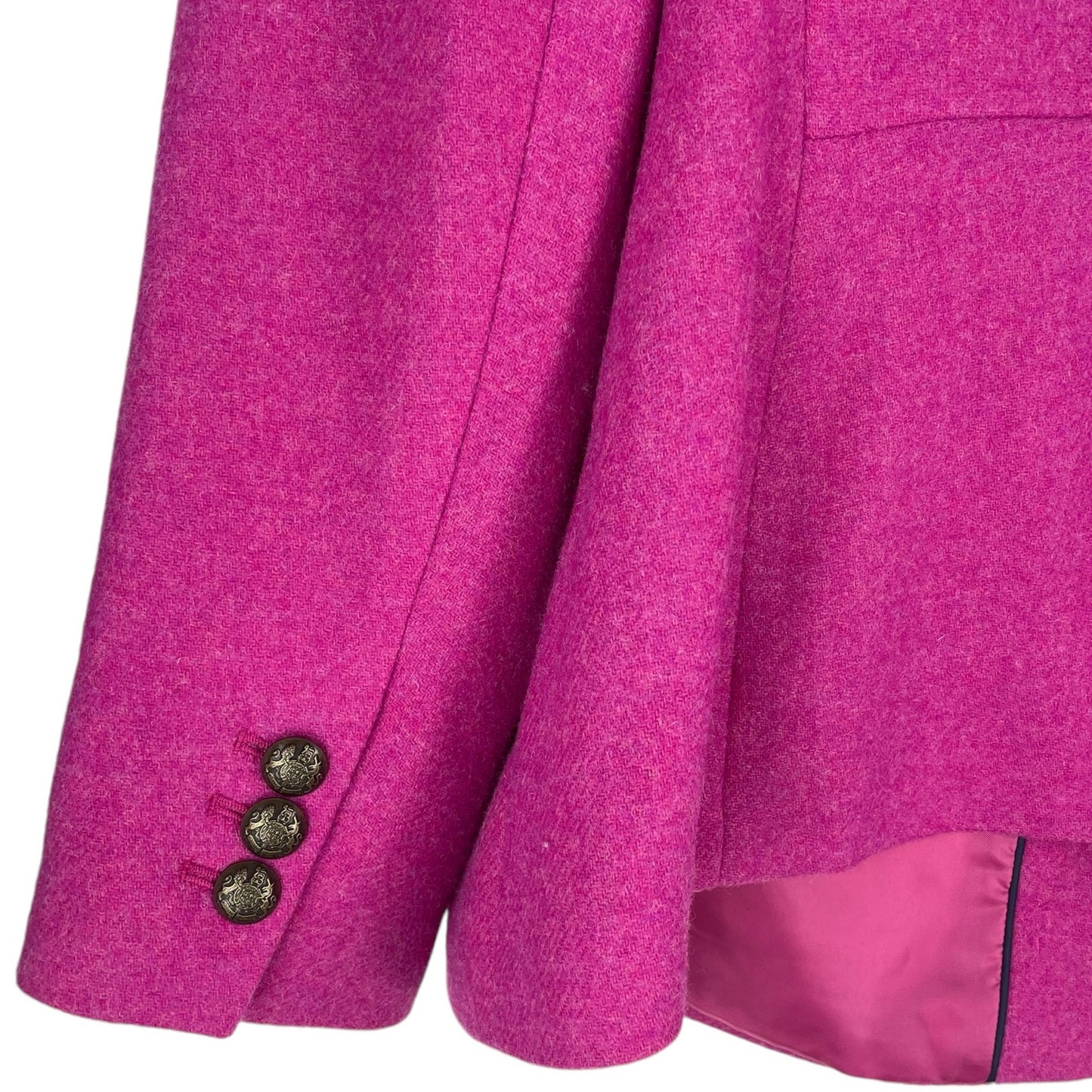 Talbots Wool Blend 2 Buttons Front Blazer Jacket Pink Size 20W