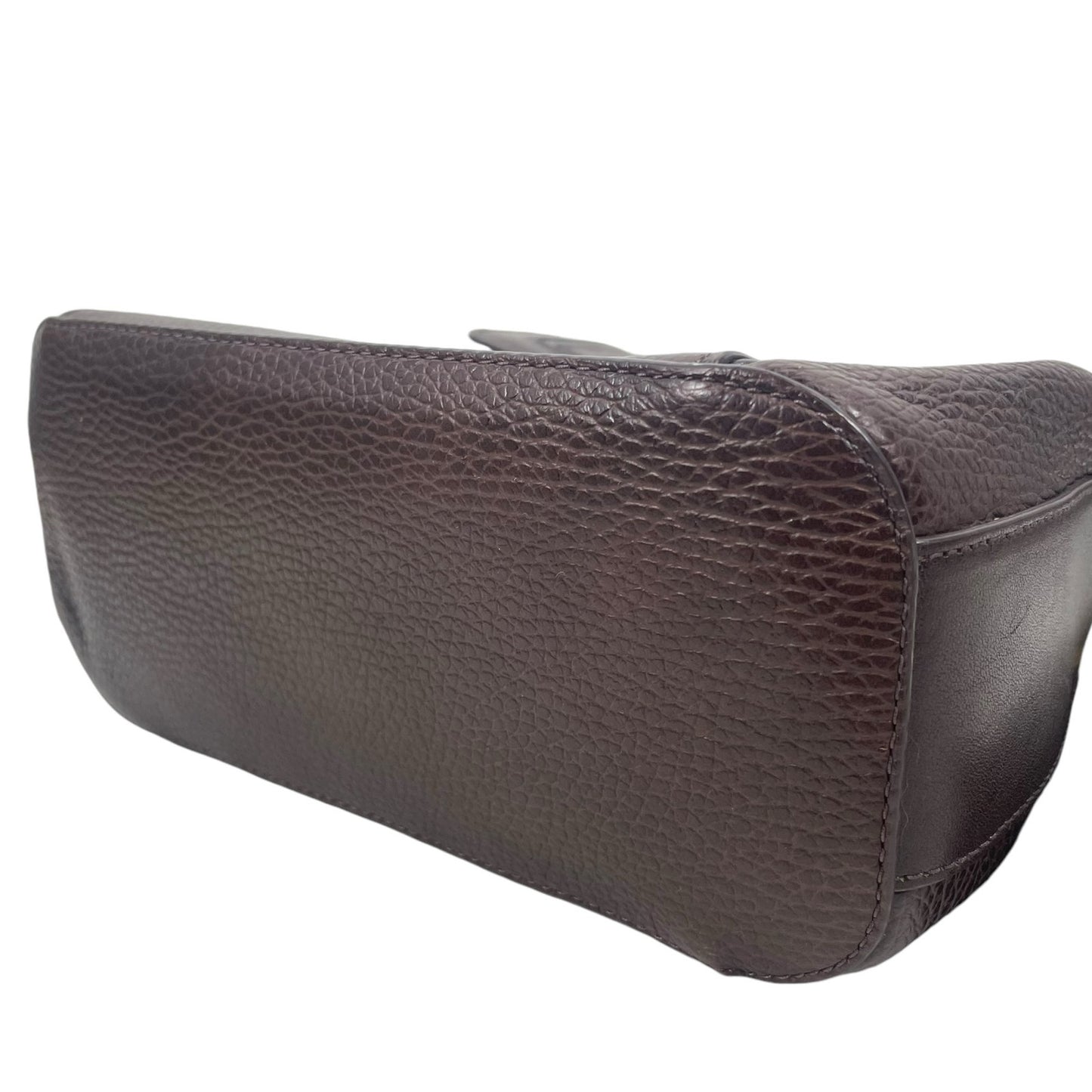 Brahmin Margo Tassel Flap Crossbody Bag Solid Chocolate Brown