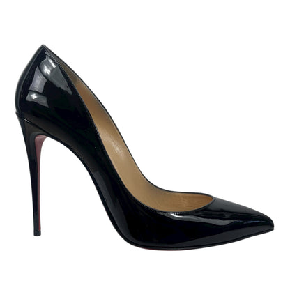 Christian Louboutin Pigalle Follies 100 Patent Leather Pump Black Size 42