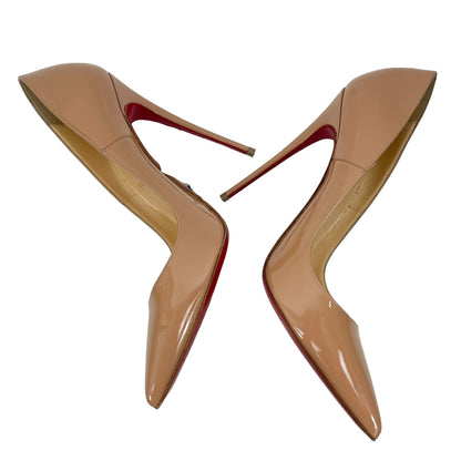 Christian Louboutin So Kate 120mm Patent Leather Pumps Blush Size 39.5