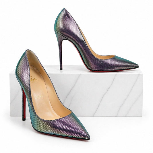 Christian Louboutin Tissu Scarabe So Kate 120 Pump Digitale Size 39