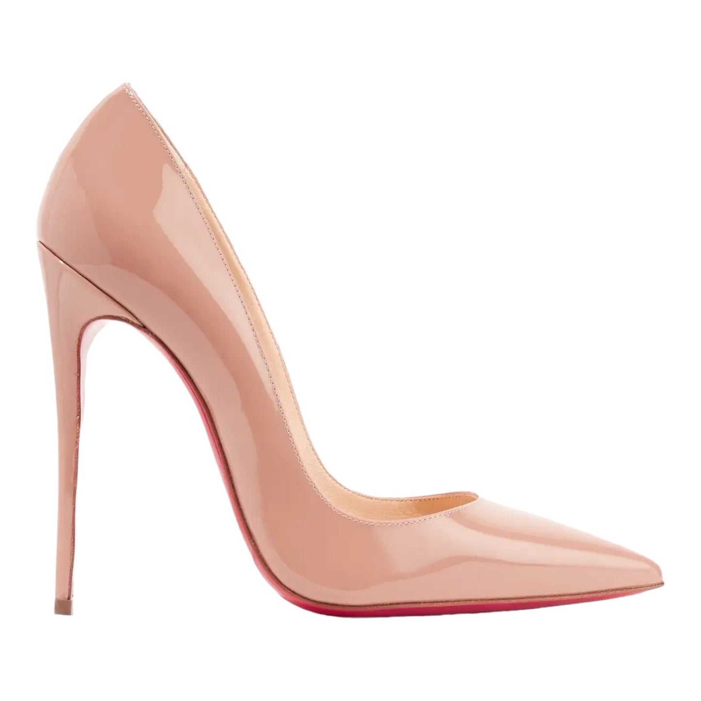 Christian Louboutin So Kate 120mm Patent Leather Pumps Blush Size 39.5