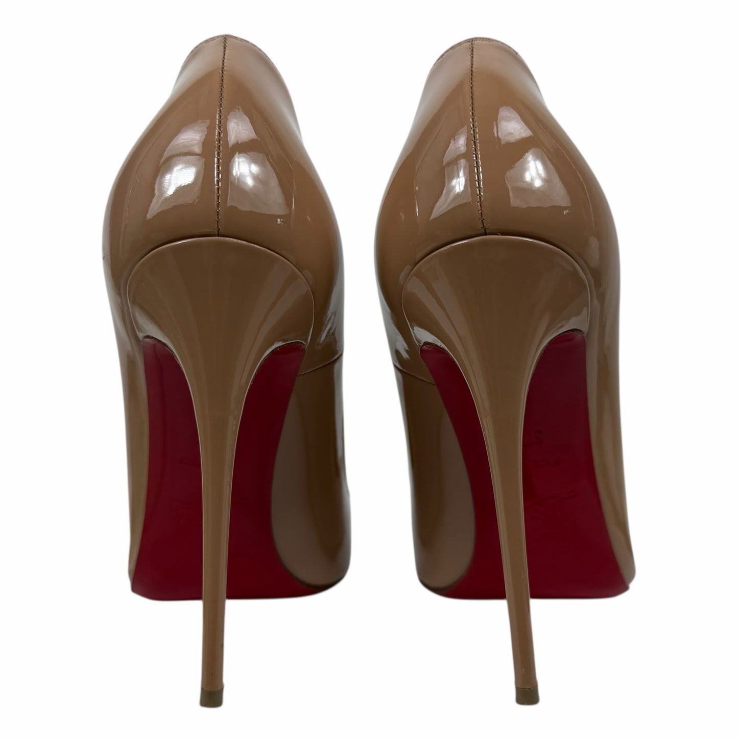Christian Louboutin So Kate 120mm Patent Leather Pump Blush Size 37.5