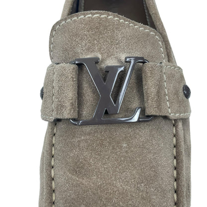 Louis Vuitton Monte Carlo Moccasin Suede Slip On Taupe Tan Size 9/ US 10