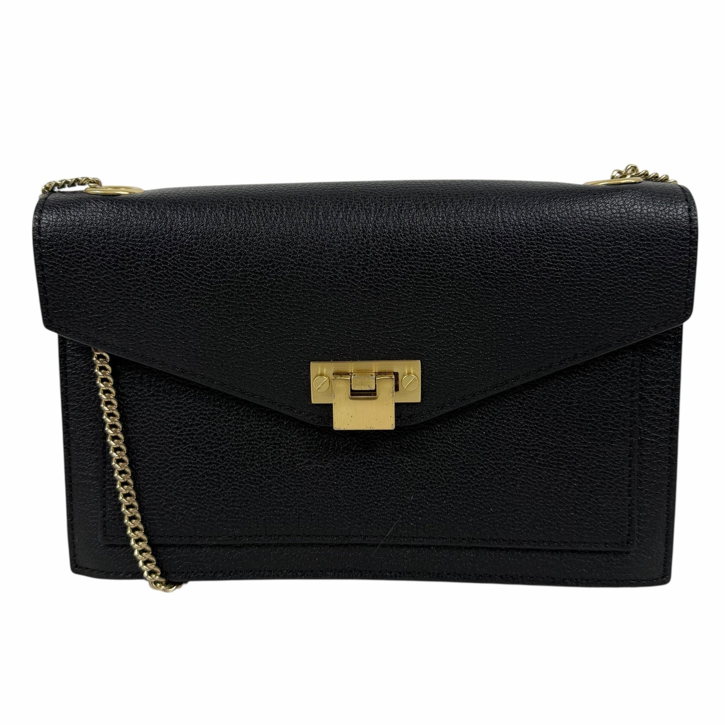 REISS Coleville Small Leather Crossbody Bag Convertible Shoulder Bag Black