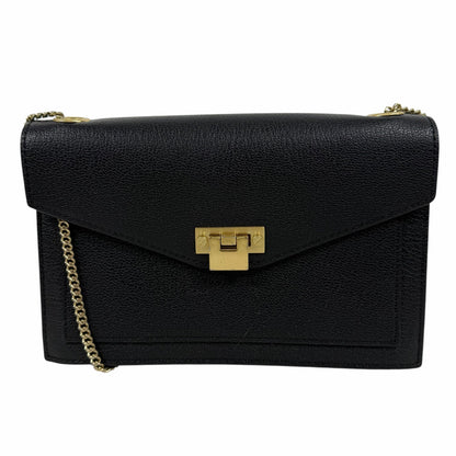 REISS Coleville Small Leather Crossbody Bag Convertible Shoulder Bag Black