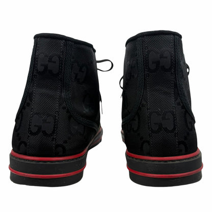 Gucci Off the Grid High Top Sneakers 1977 Tennis Shoes Black Men Size 10.5/US 11