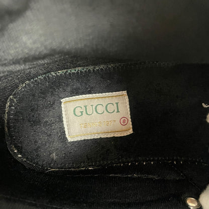 Gucci Off the Grid High Top Sneakers 1977 Tennis Shoes Black Men Size 8/ 8.5