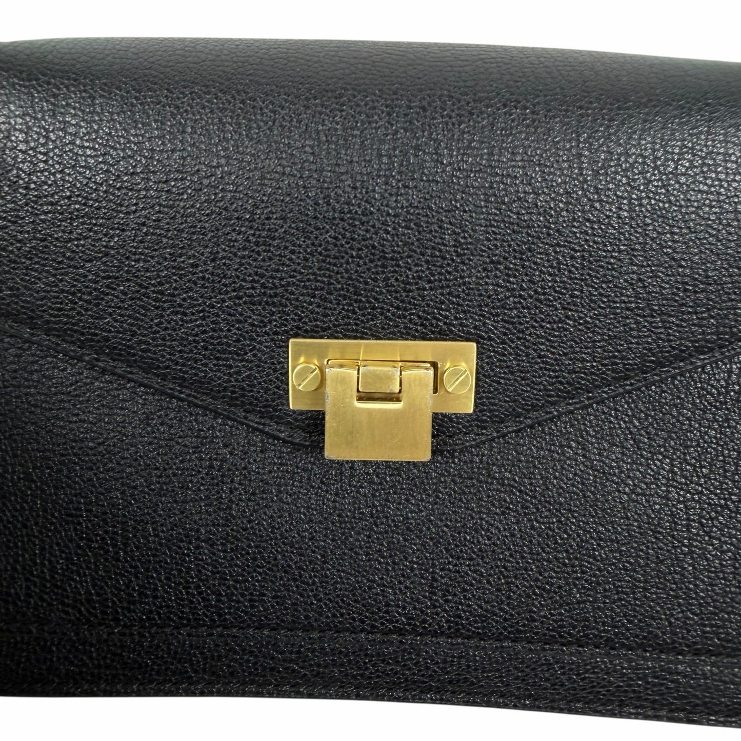 REISS Coleville Small Leather Crossbody Bag Convertible Shoulder Bag Black