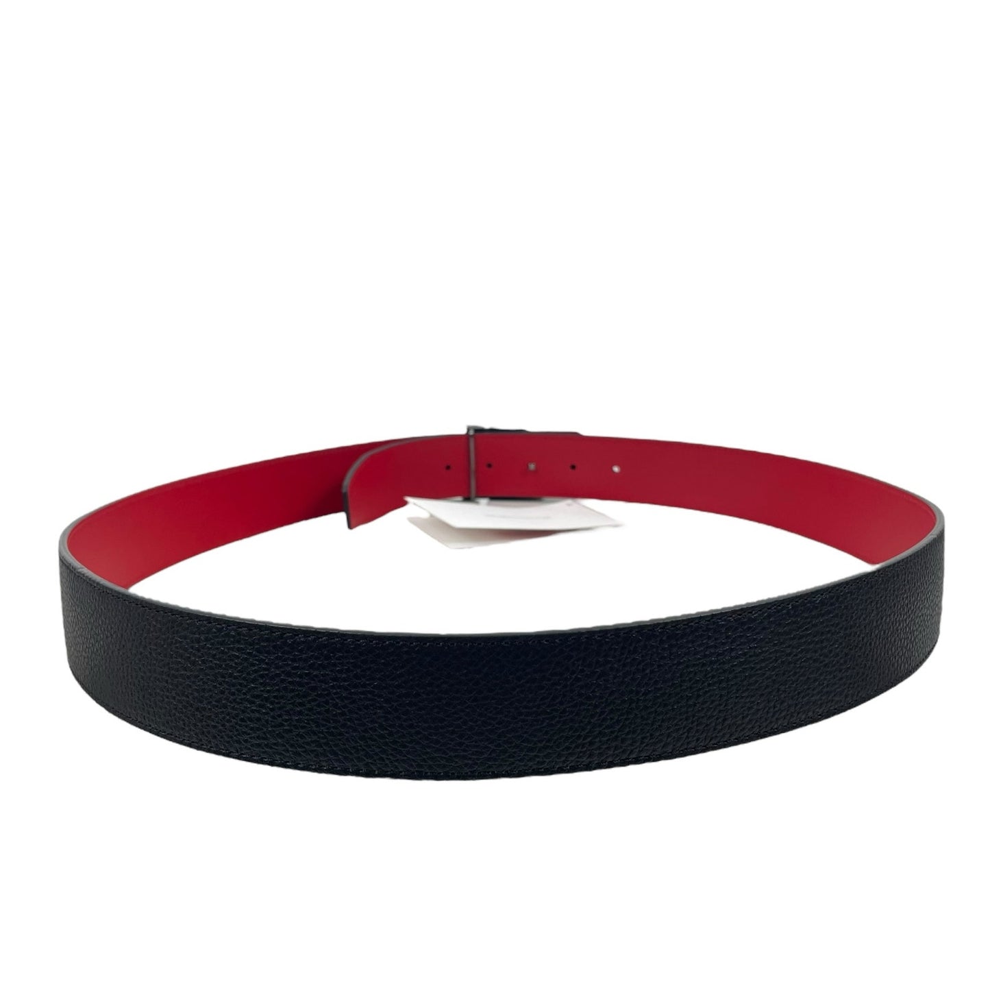 Christian Louboutin Happy Rui Logo Reversible Leather Belt Men Size 110/44