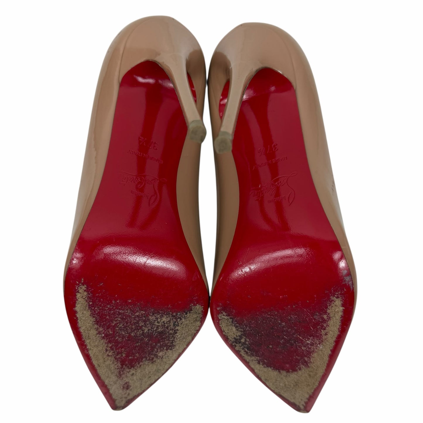 Christian Louboutin So Kate 120mm Patent Leather Pump Blush Size 37.5