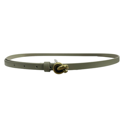 Bottega Veneta Knot Buckle Leather Belt Travertine Green Size 95cm/38