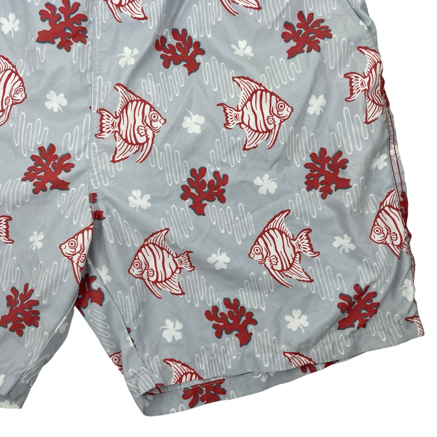 Reyn Spooner Fish Coral Reef Printed Swim Trunk Shorts Hawaiian Size 2XL