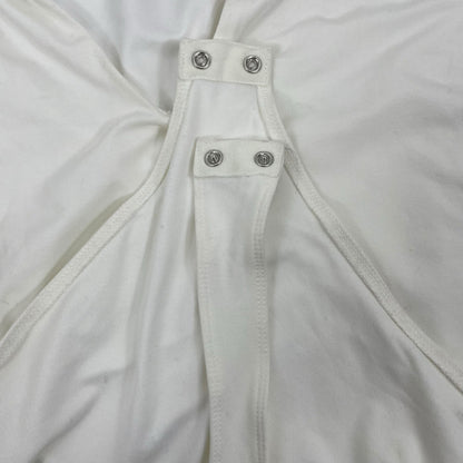 Good American Good Body Power Shoulder Bodysuit Ivory Size 5/ 2X