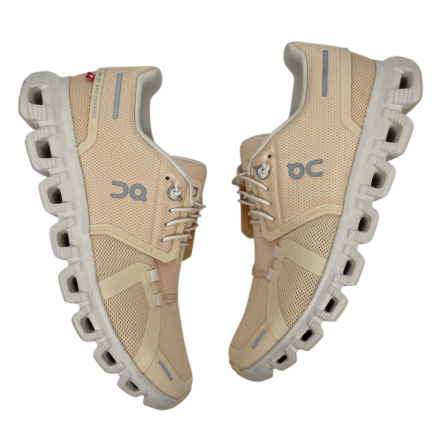 On Cloud 6 Sneaker Running Shoes Blonde Dew Orange Size 7