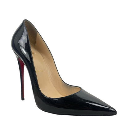 Christian Louboutin So Kate 120mm Patent Leather Pumps Black Size 39.5