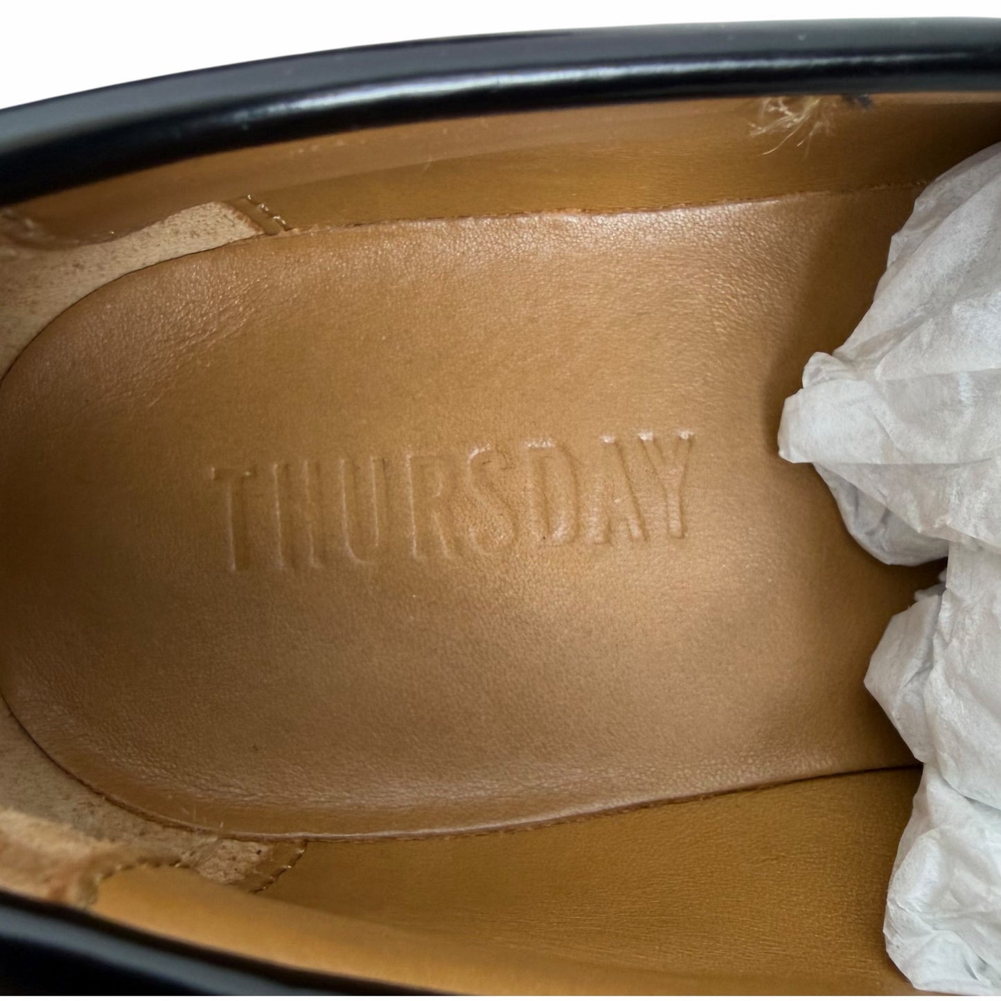 Thursday Boot Co. The Penny Loafer with Gold Horsebit Black Size 6.5