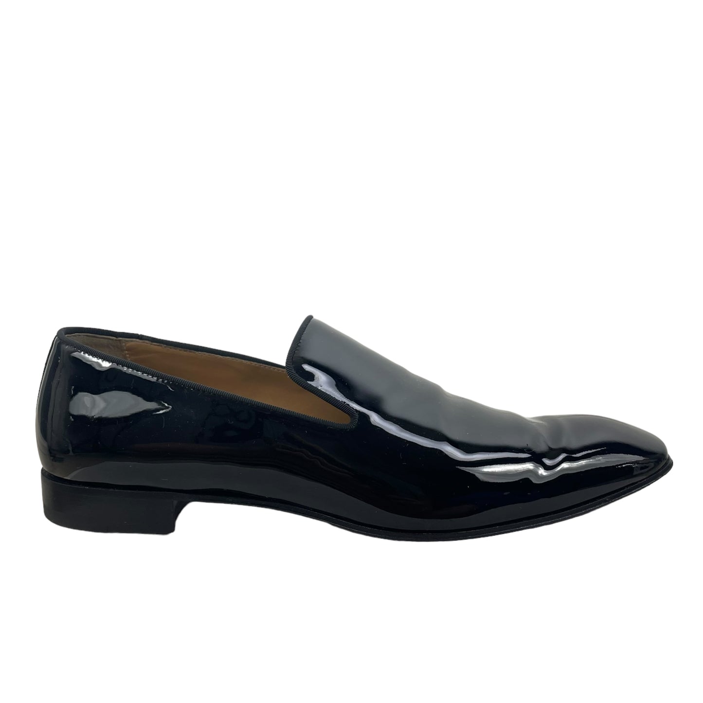 Christian Louboutin Dandelion Venetian Loafer Patent Leather Black Size 42.5