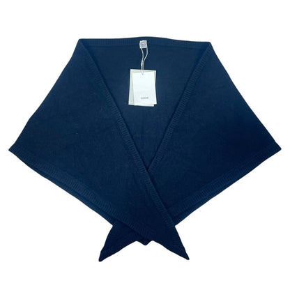 Toteme Triangle Wool & Cashmere Blend Scarf Wrap Black One Size