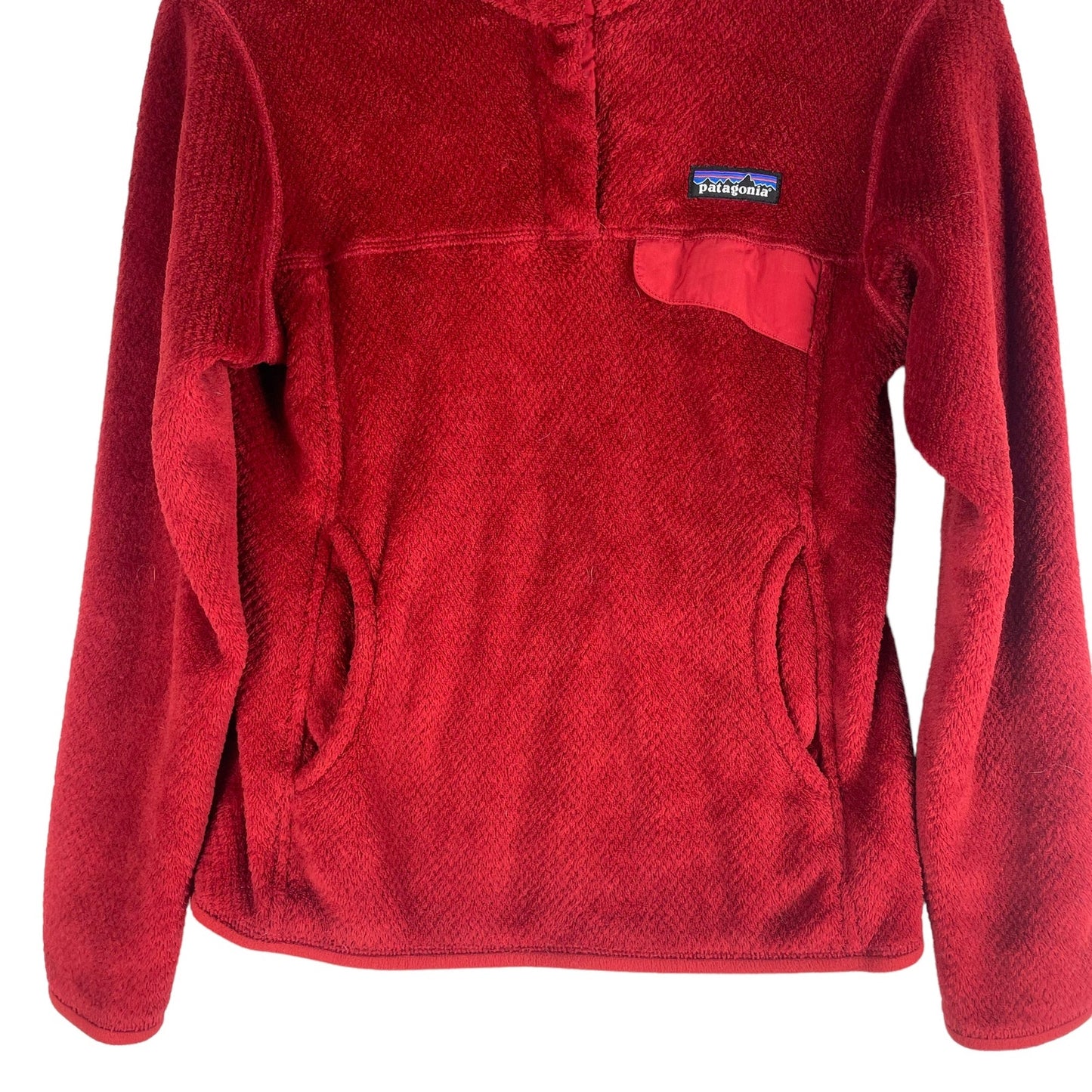 Patagonia Re-Tool Snap T Pullover Top Fleece Red Size S