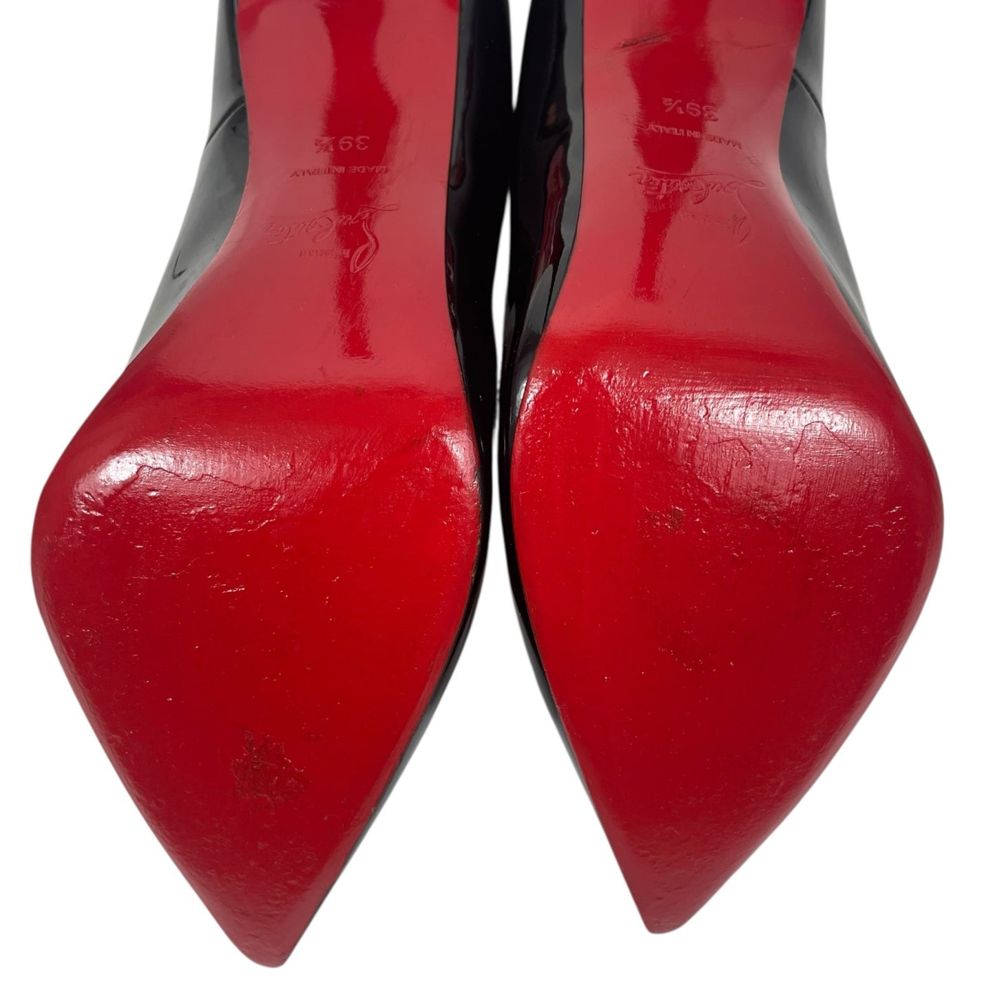 Christian Louboutin So Kate 120mm Patent Leather Pumps Black Size 39.5